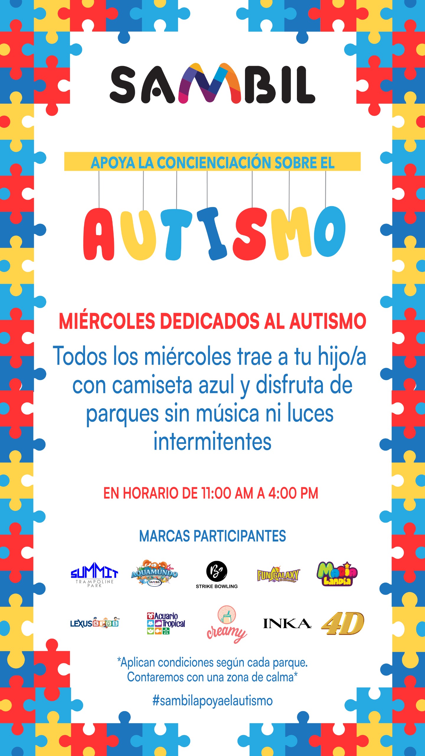 Los miércoles en SAMBIL son más tranquilos