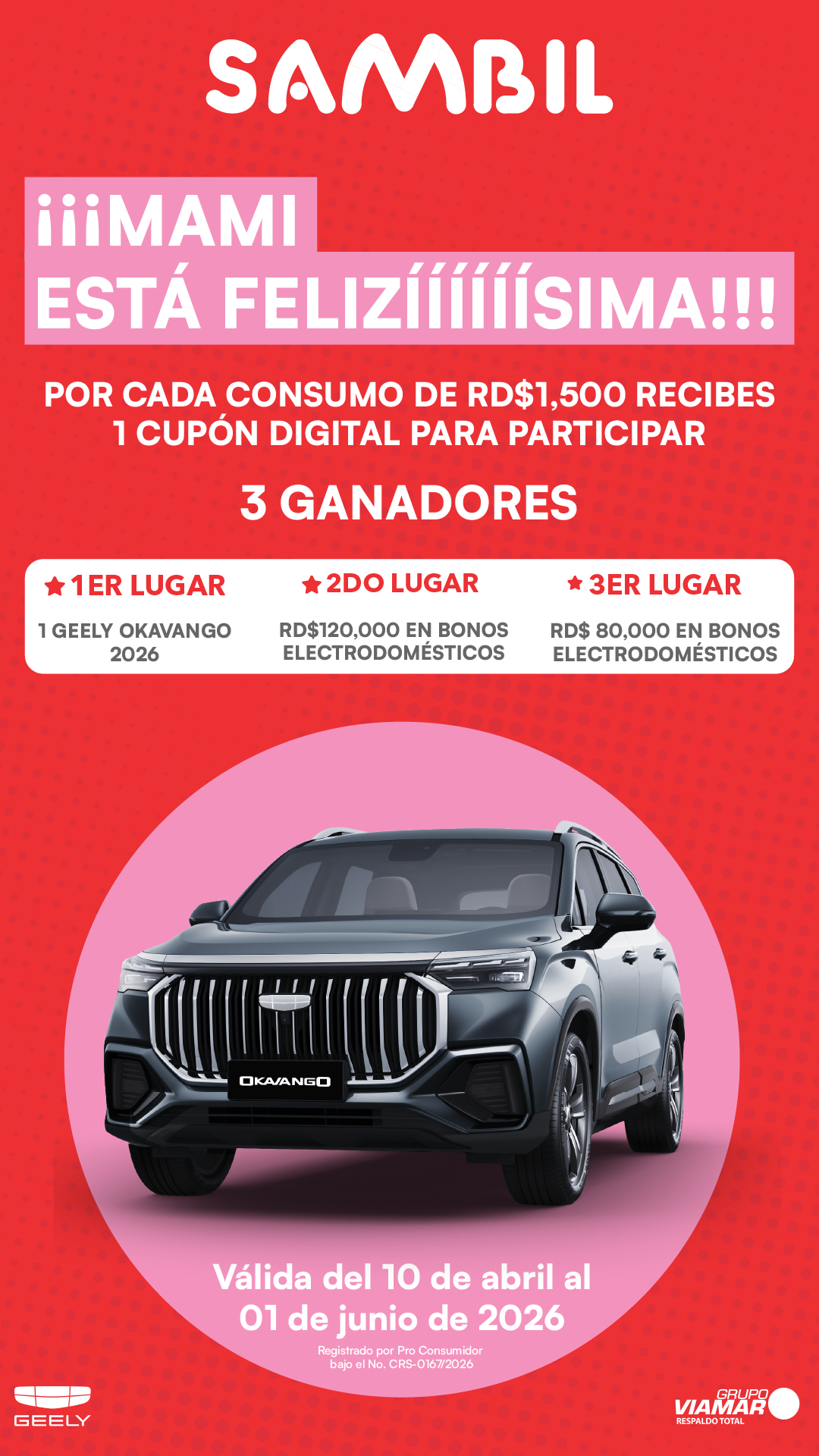 ¡MAMI ESTÁ FELIZÍÍÍÍSIMA!