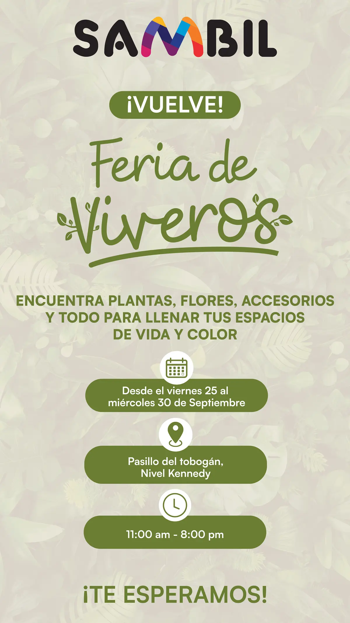 ¡Vuelve la Feria de Viveros a Sambil!